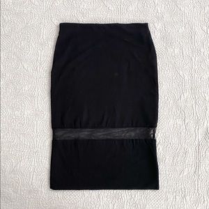 Zara Black Pencil Skirt